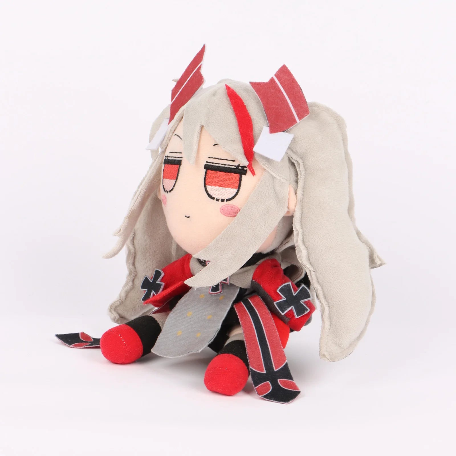 Azur Lane plushies Belfast Taihou Prinz Eugen shelf display fan art
