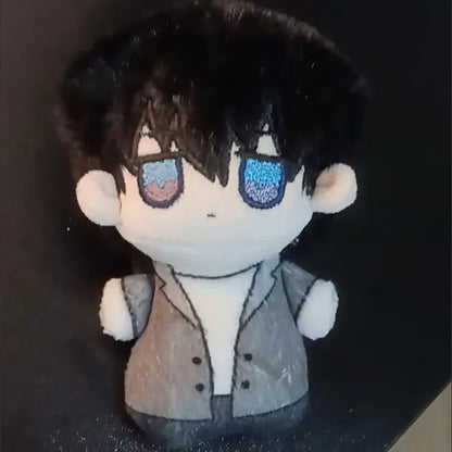 BL anime cotton doll gift set with both characters in matching 10cm chibi scale
