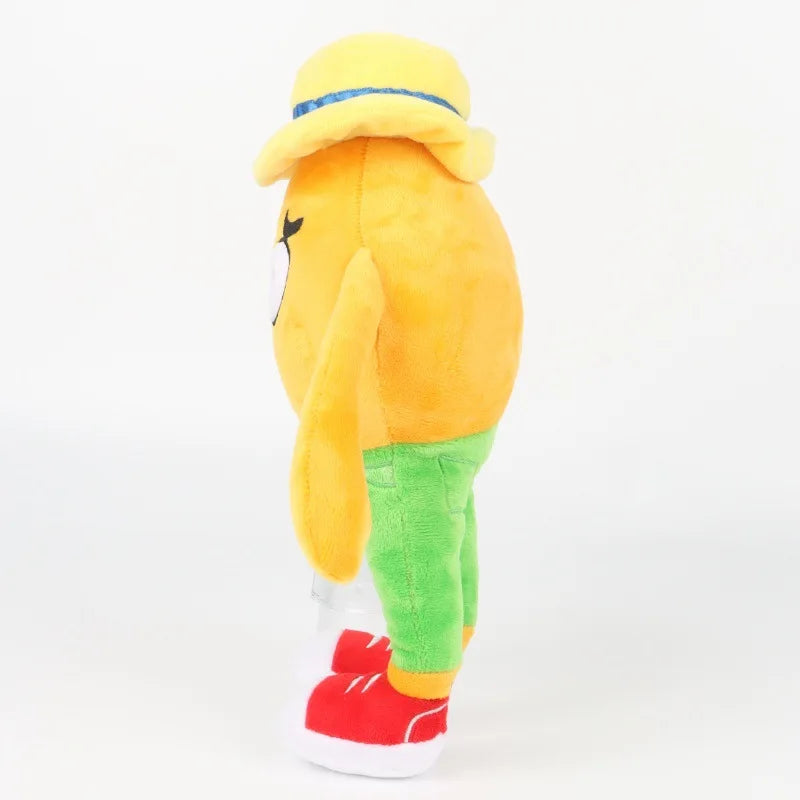Back view of comedy horror co-op game plushie handmade fan merch 30cm
