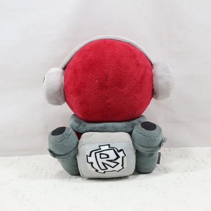 Badware plushie 21cm spring neck black ribcage torso grey hands close up