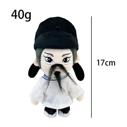 Bai plush collectible figure 17cm poet immortal fan art
