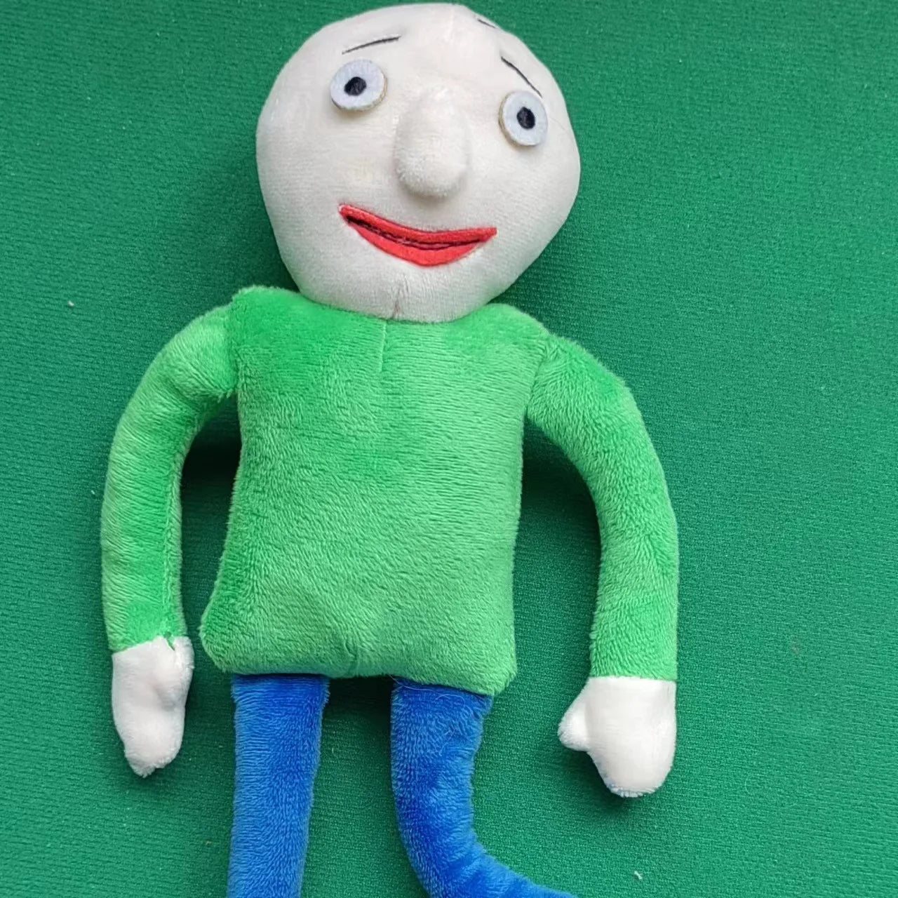 Baldi plushie size reference 25cm handmade indie game fan merchandise