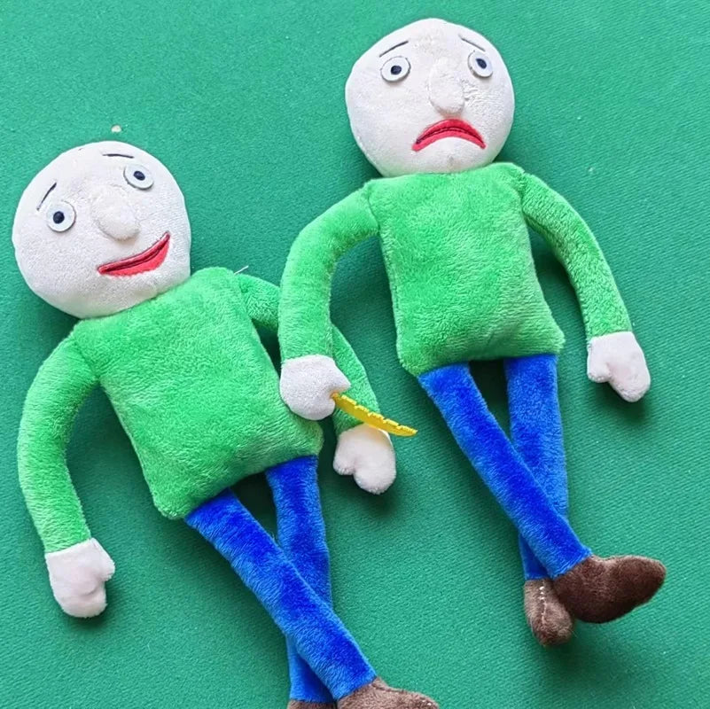 Baldi stuffed toy four variants angry happy forest green lime green