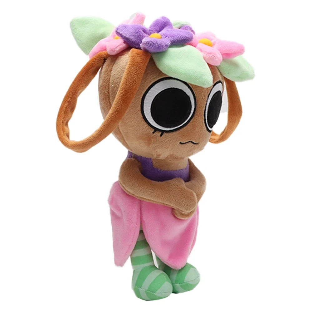 Bassie plush showing 26cm height scale