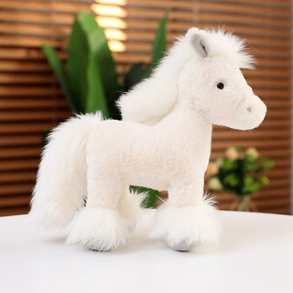 Beautifully crafted equestrian stuffed animal perfect for minimalist home decor and gifting