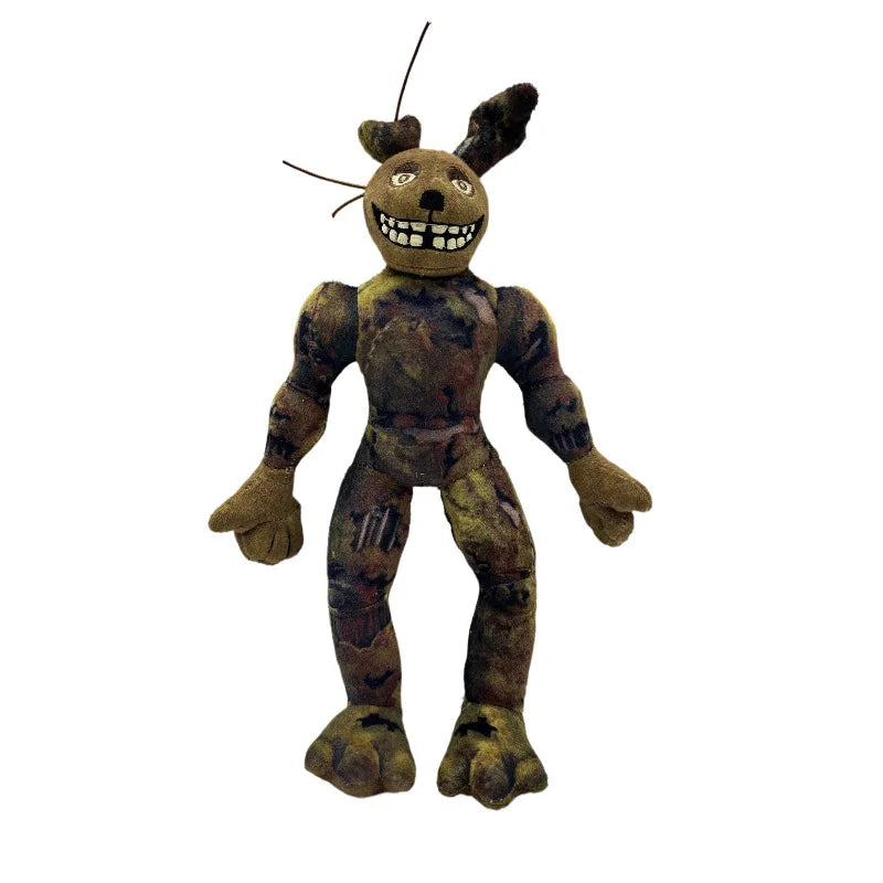 Bite By Night horror game plush duo Springtrap and Ennard collectible set
