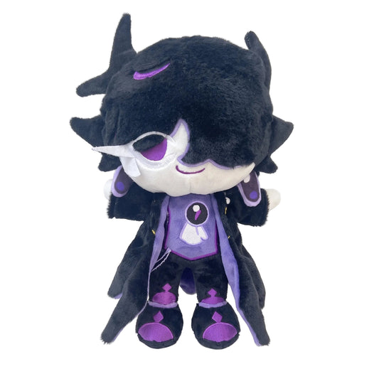 Black Sapphire Cookie handmade plush toy 25cm front view