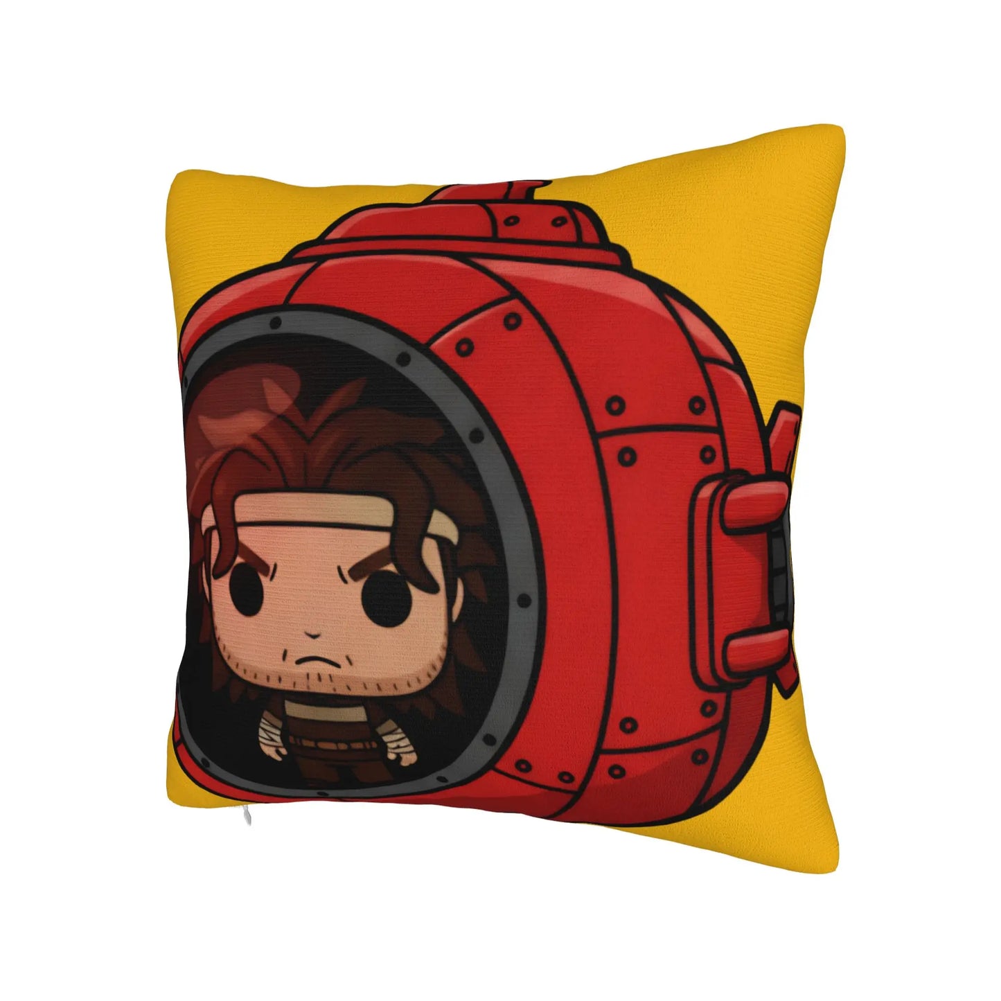 Blood-red ocean print on high-quality Iron Lung pillow cases.