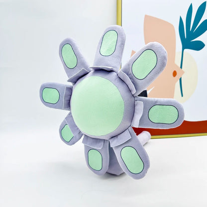 Bloom O'Bang plush rear view stitching and fabric quality
