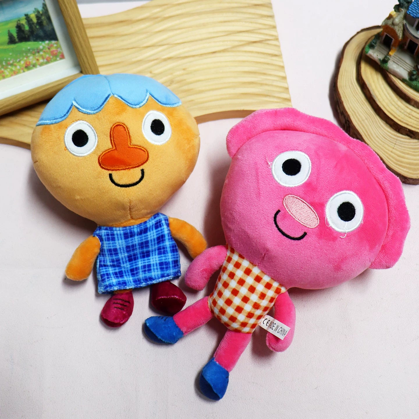 Blossom pink plush fan art Super Simple Songs character
