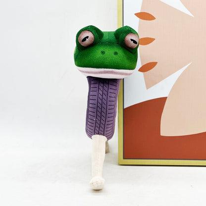Brainrot plush toy Ambalabu sitting on shelf display
