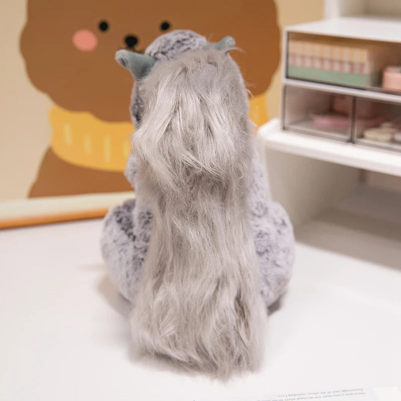 Brown squirrel plush toy gift for kids and adults
