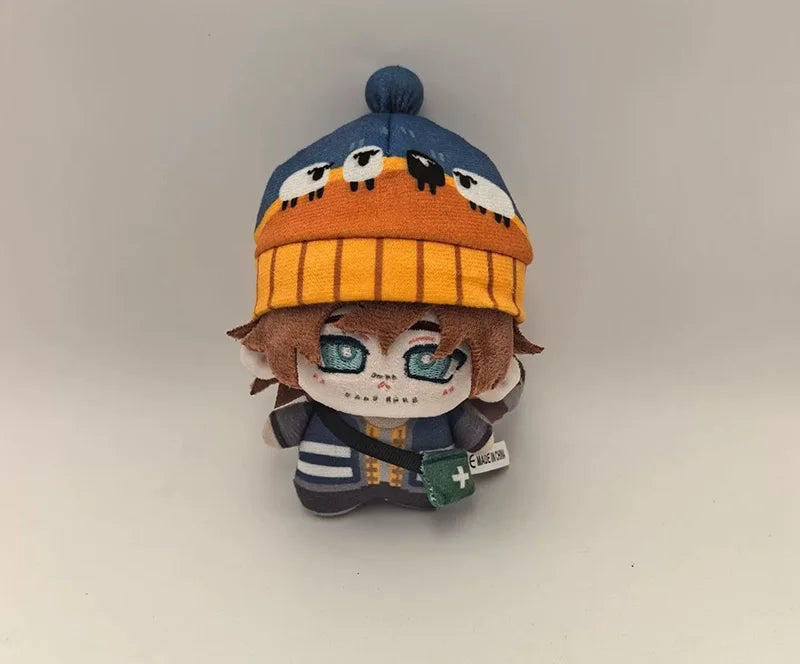 Bryan Hodukavich plush with courier hat removed showing head sculpt