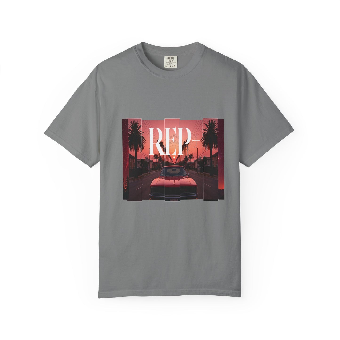 Busted printed tees garment dyed vintage cotton relaxed fit unisex
