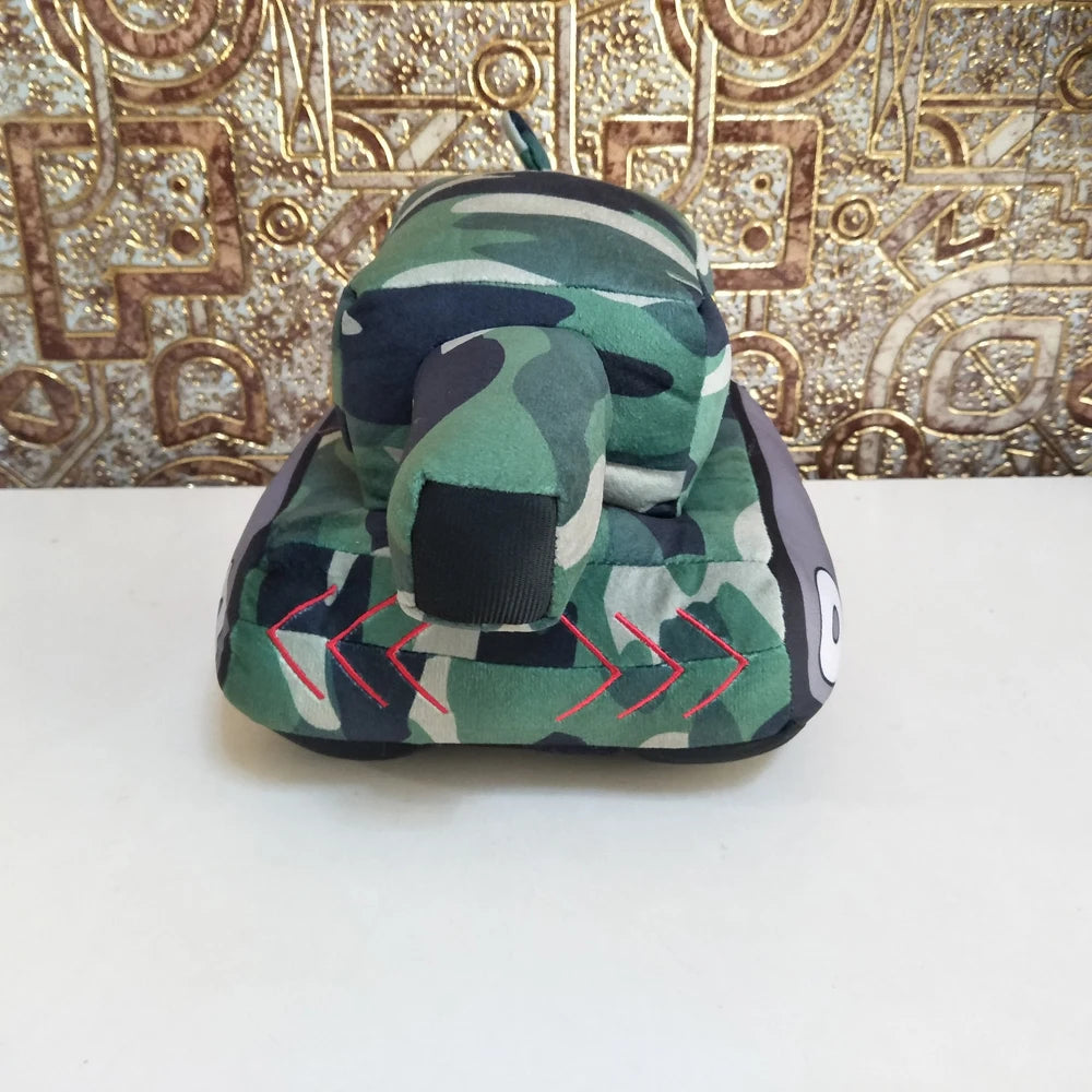 Camo Commander military plush pillow used as kids bedroom decor accent