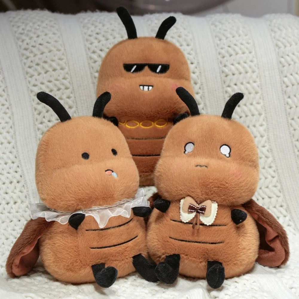 Cartoon cockroach toy Dapper Bowtie variant 25cm on white background
