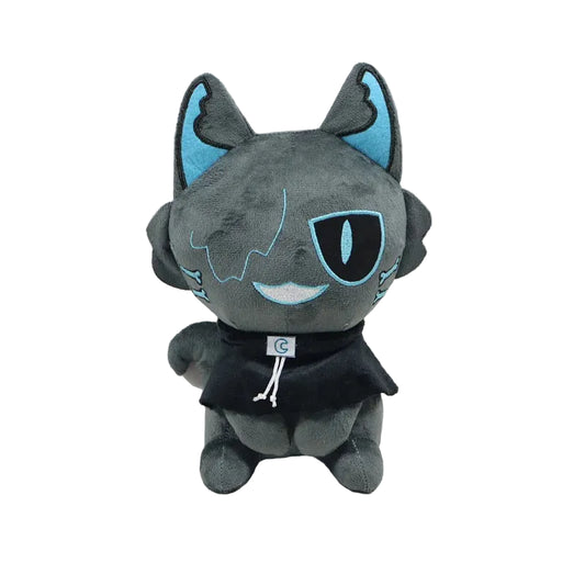 Cat Nightmare Sans plush toy 27cm black cat stuffed animal
