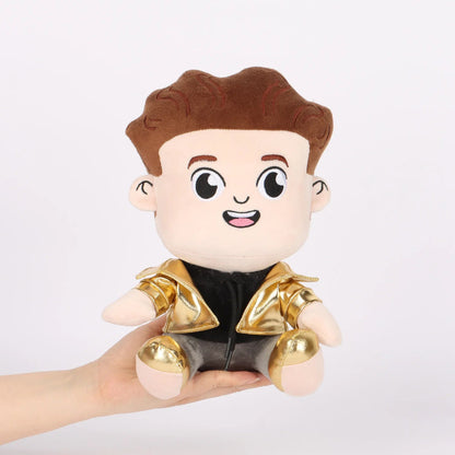 Caylus plush 25cm cotton stuffed animal side view
