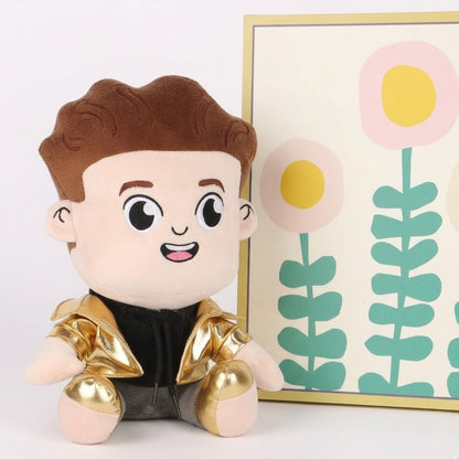 Caylus stuffed toy handmade fan-inspired figure detail
