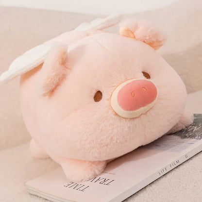 Celestial pig plushie soft PP cotton filled handmade kawaii animal plush