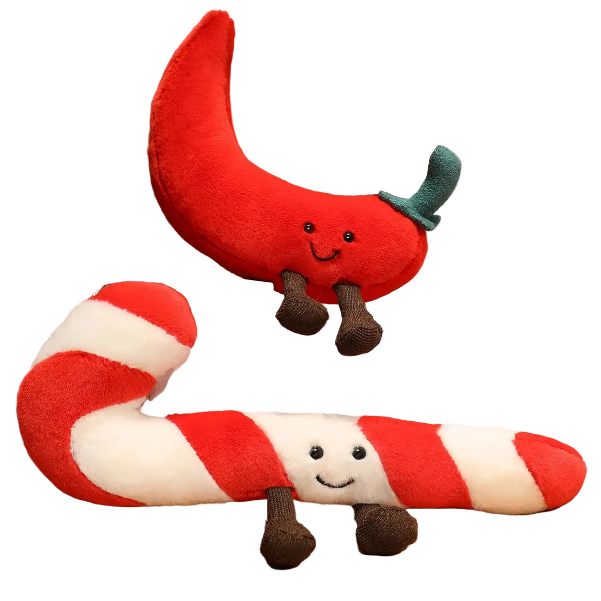 Chili pepper plush 18cm red kawaii food stuffed animal handmade