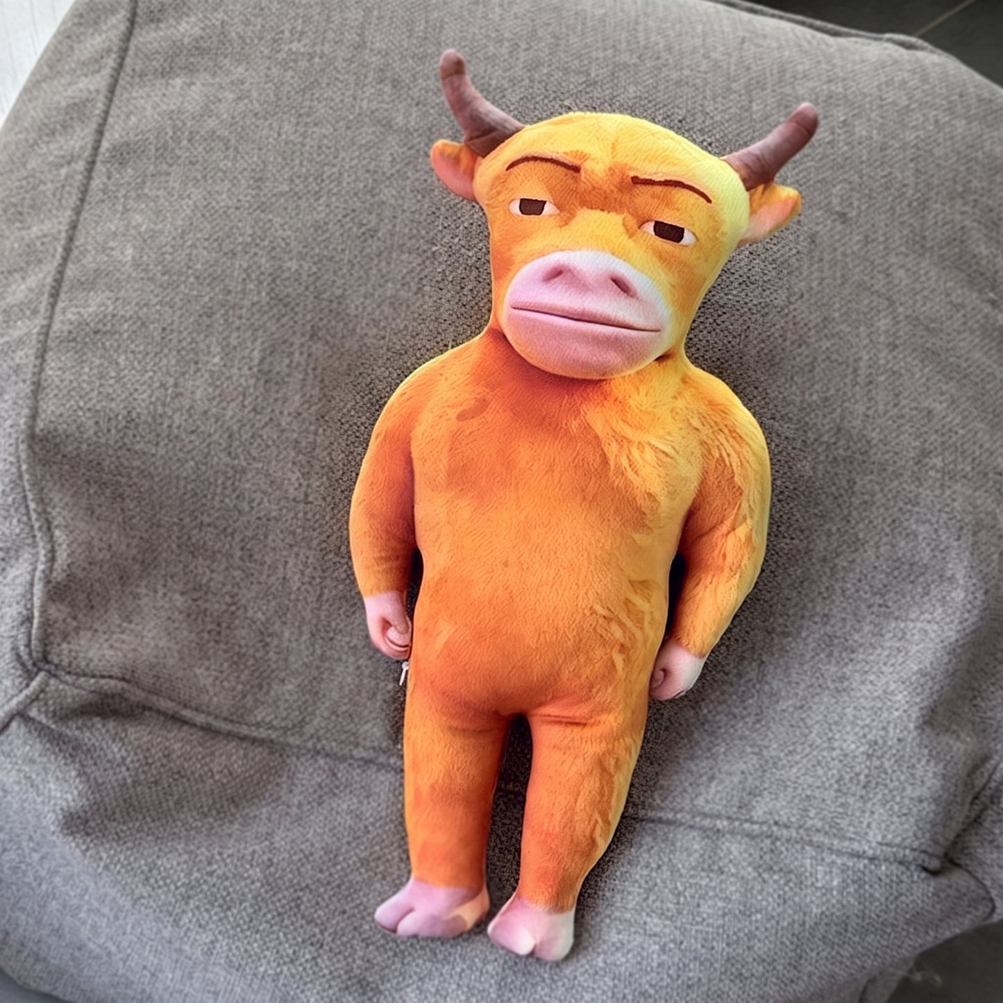 Chinese viral film cow plushie soft toy collectible figure