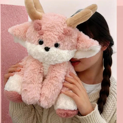 Chinese zodiac plush dragon in pastel pink, soft PP cotton filled stuffed animal
