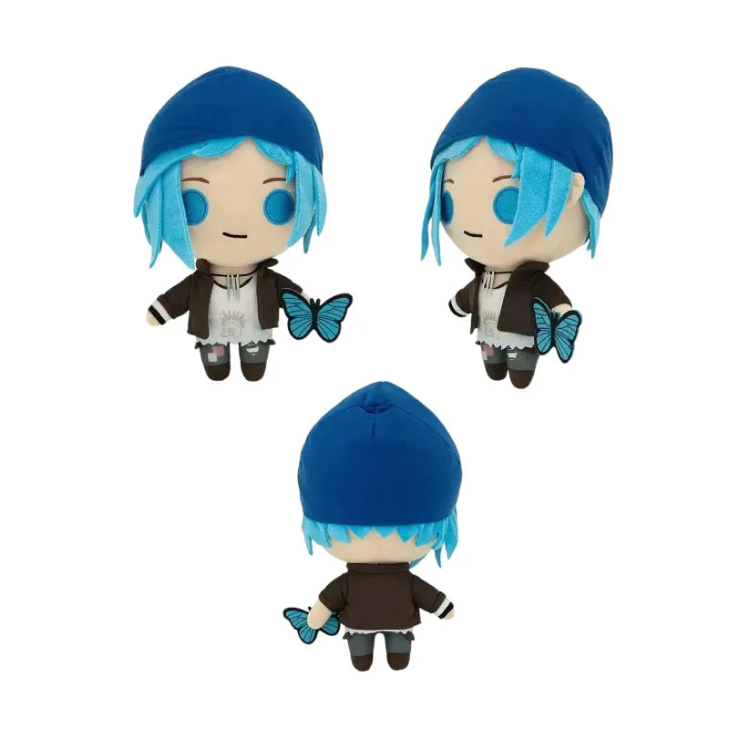 Chloe Price plush toy 25cm with butterfly magnetic accessory — Life is Strange official merchandise
