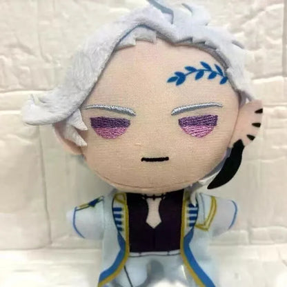 Close-up handmade stitching detail Record of Ragnarok plush pendant

