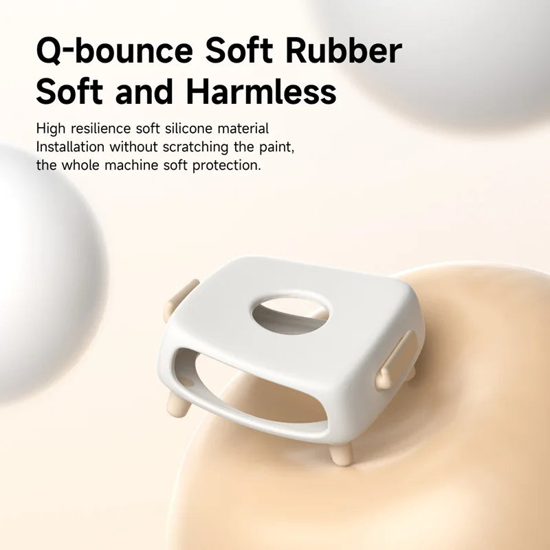 Close-up of Mac Mini M4 Pro power button access on record player style case.