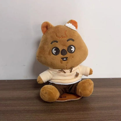 Close-up of SKZOO plush embroidery details