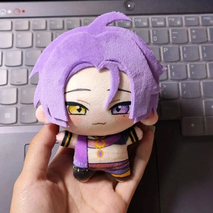 Close up of Eiden plush doll cotton fabric detail fan made anime merchandise