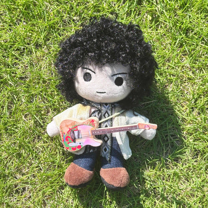 Collection of 9 music icons plush keychains for backpacks