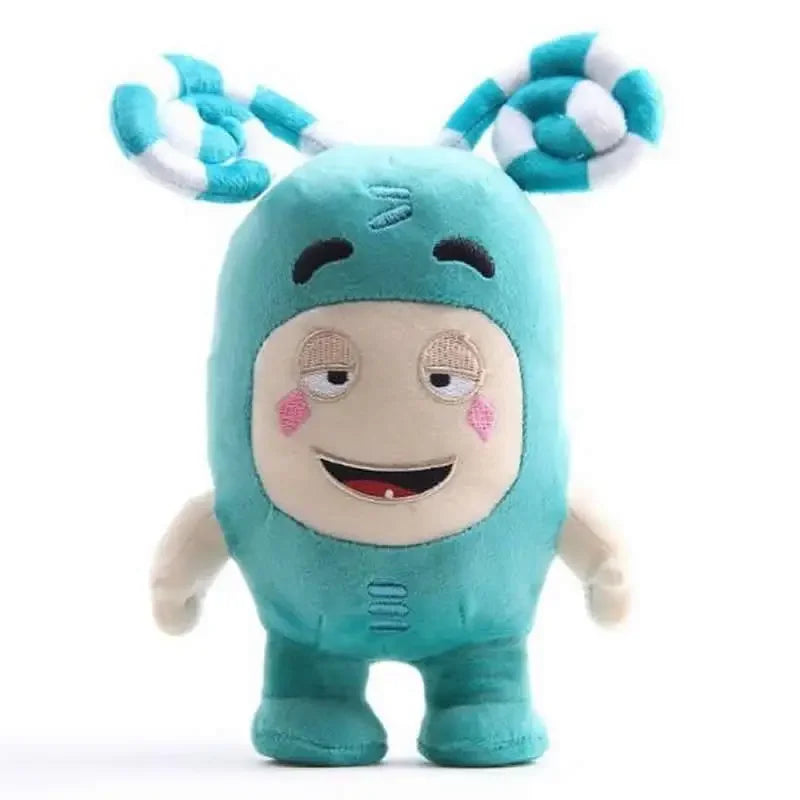 Colorful Oddbods plushies collection for collectors