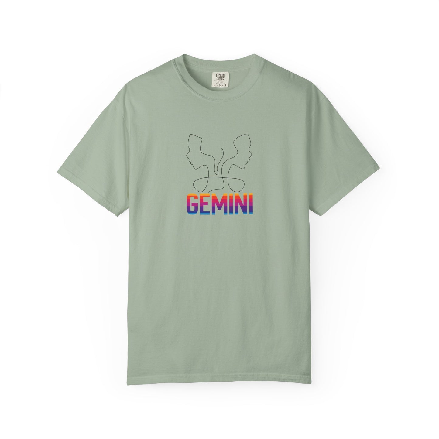 Comfort Colors 1717 crewneck t-shirt with double-needle stitching.
