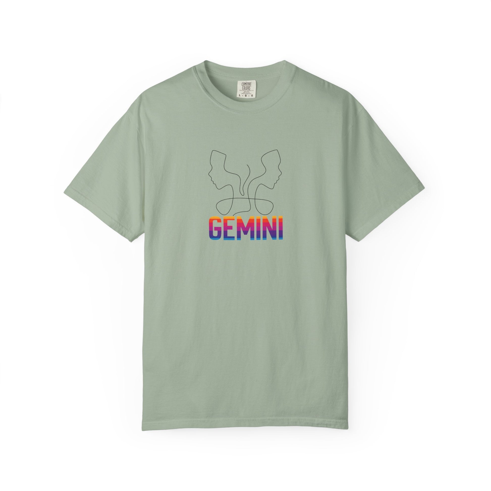 Comfort Colors 1717 crewneck t-shirt with double-needle stitching.