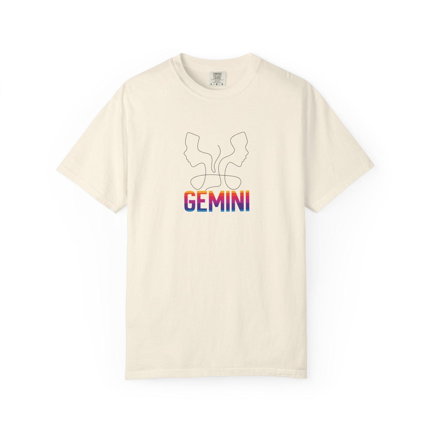 Comfort Colors 1717 garment-dyed relaxed fit t-shirt in cotton.