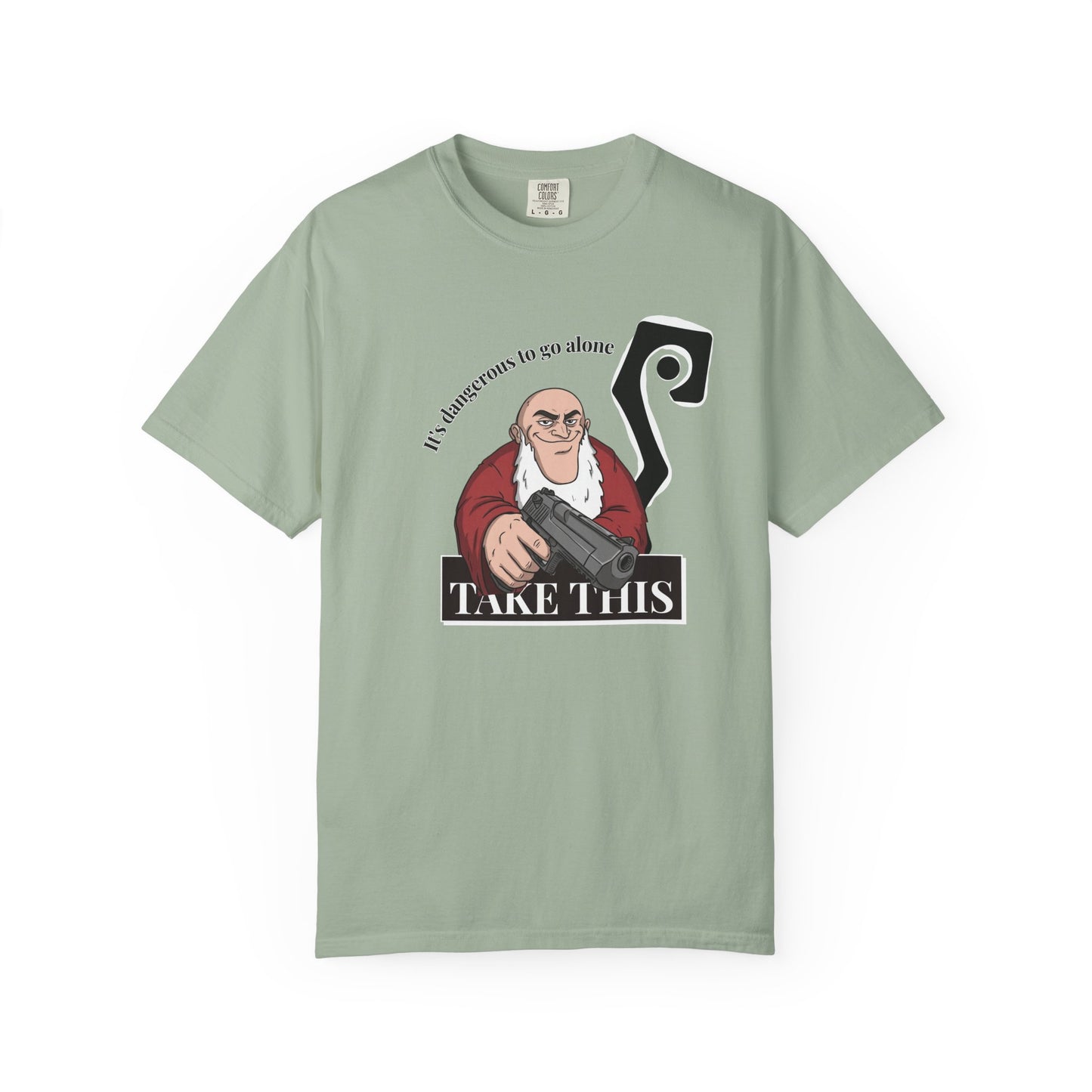 Comfort Colors 1717 heavyweight take this funny tee close-up graphic