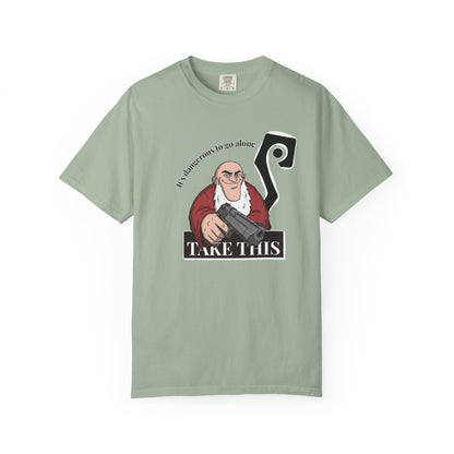 Comfort Colors 1717 heavyweight take this funny tee close-up graphic