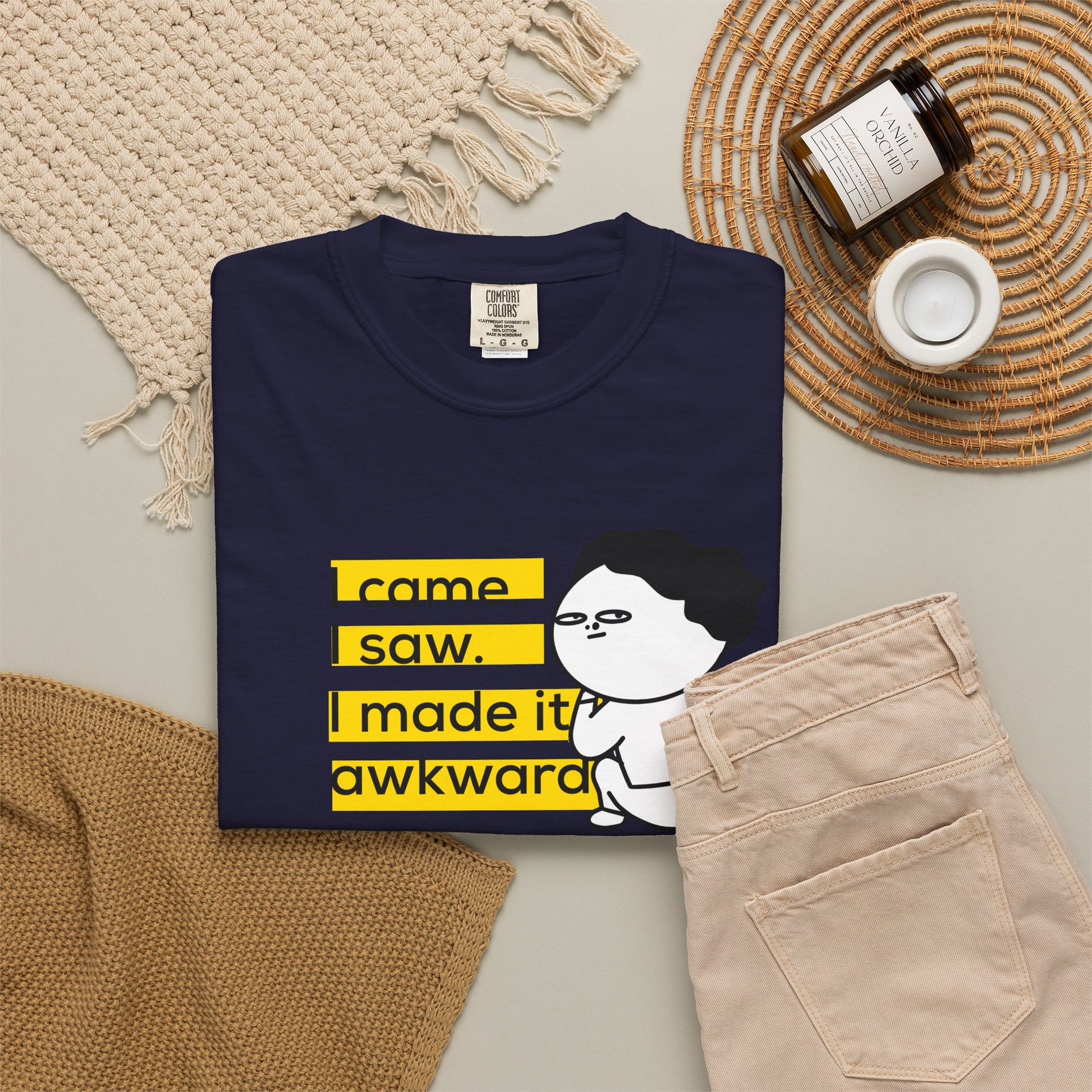Comfort Colors 1717 pigment dyed heavyweight tee funny graphic print