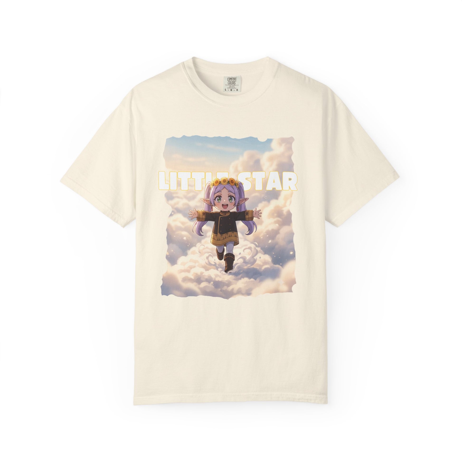 Comfort Colors 1717 ring-spun cotton tee with dreamy sky print
