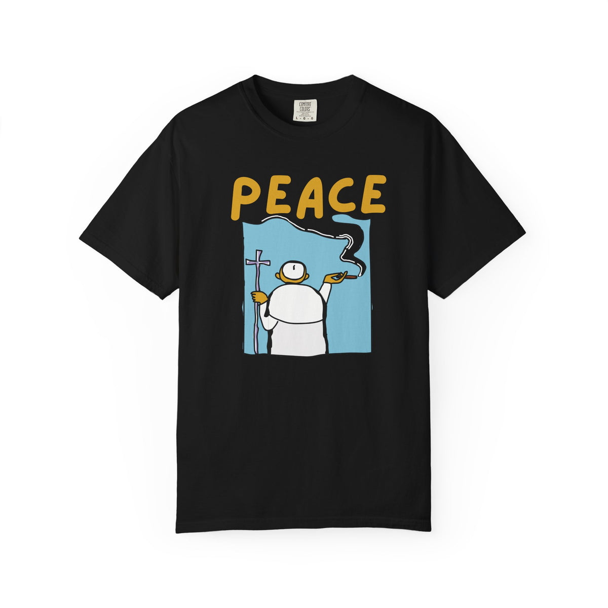 Comfort Colors 1717 spiritual meme shirt relaxed fit lifestyle photo