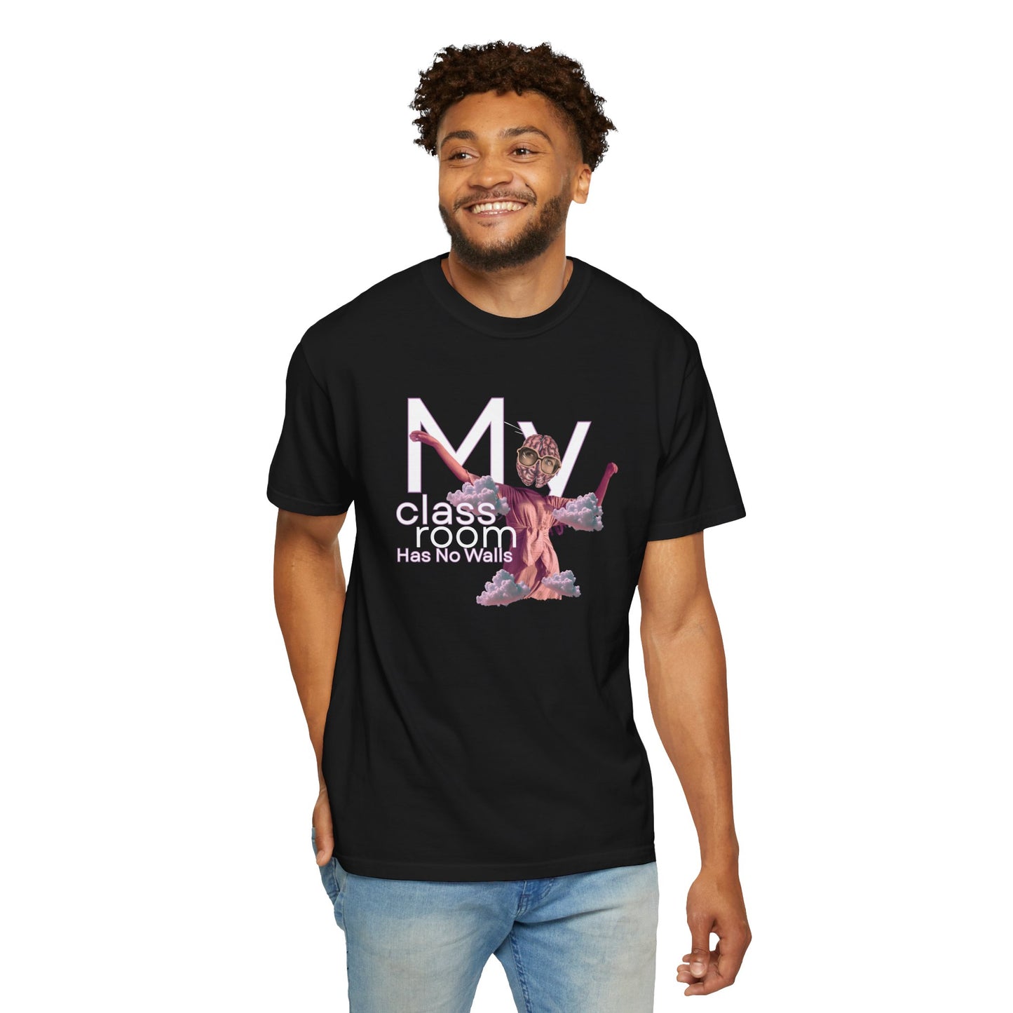 Comfort Colors garment-dyed tee with expressive front design