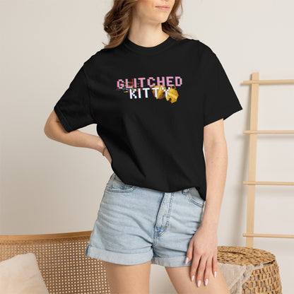Comfort colors cat shirt color range laid out side by side