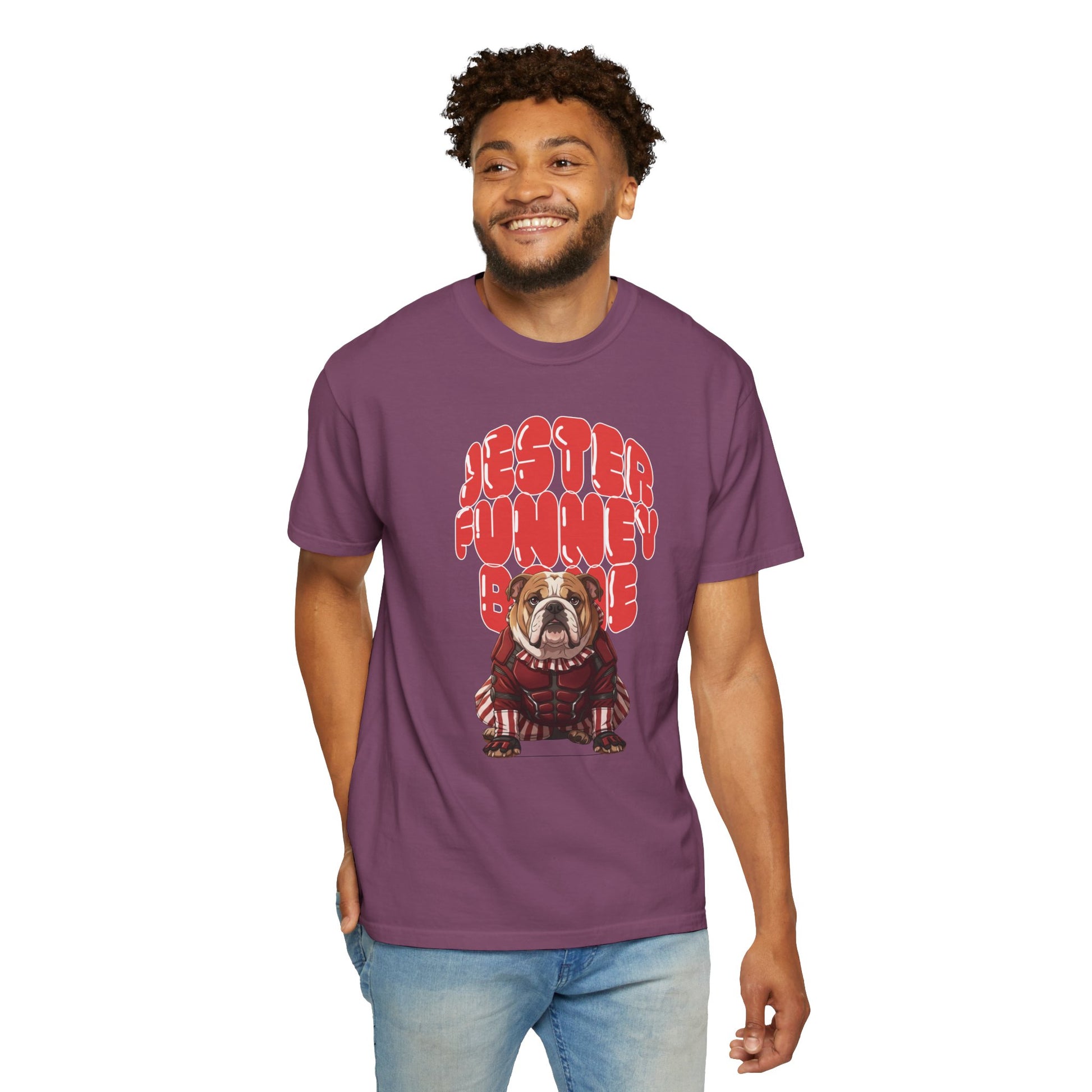Comfortable 100% cotton graphic t-shirt.