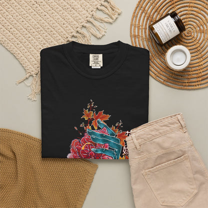 Comfortable, relaxed-fit garment-dyed t-shirt for daily wear.