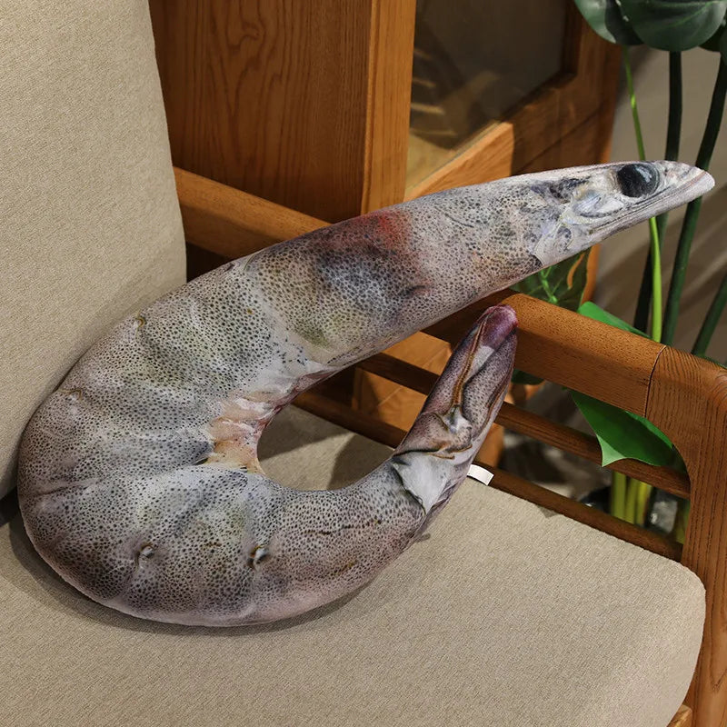 Cooked Seafood Plush funny food pillow lobster claw red stuffed novelty toy
