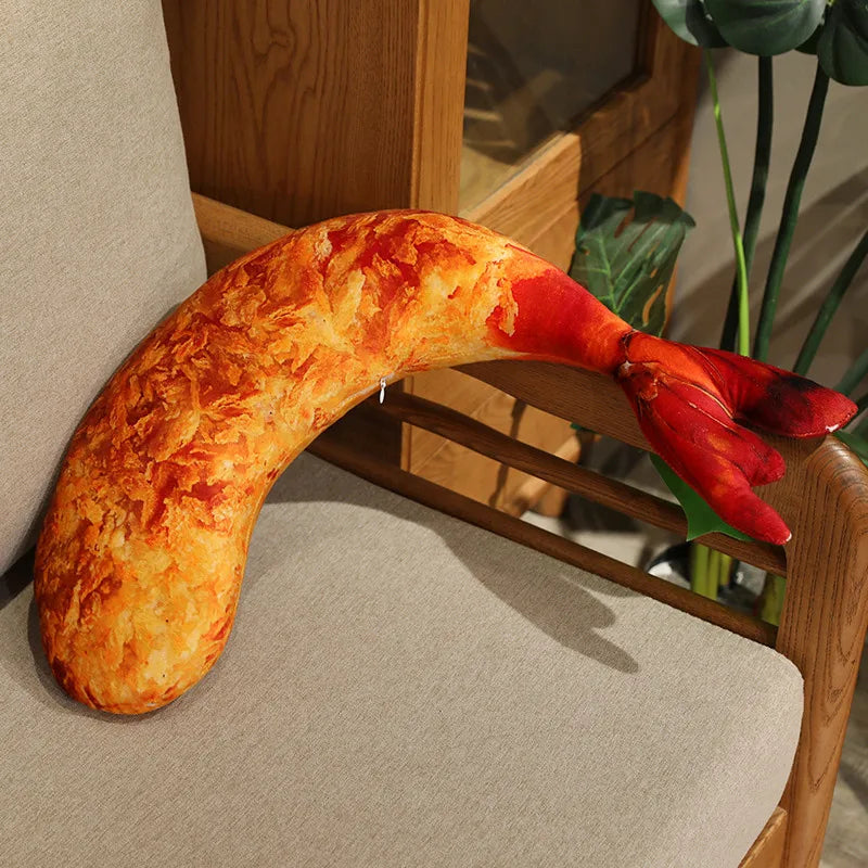 Cooked Seafood Plush gag gift funny stuffed animal shrimp lobster claw