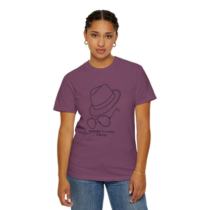 Country fan shirt cowboy hat aviators Where I Come From