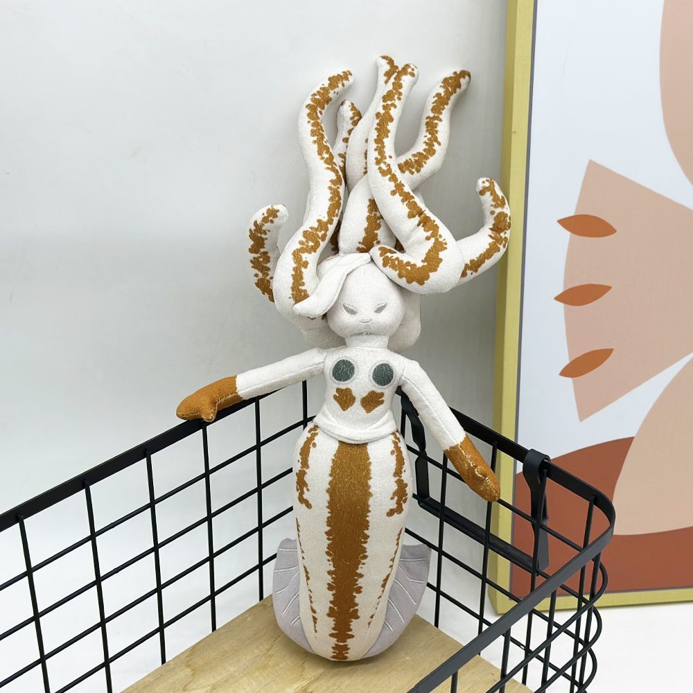 Cthulhu plush mermaid doll with stylized human torso and ocean monster detailing